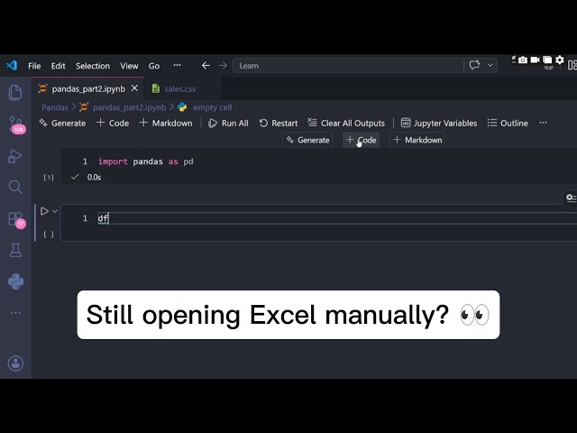Part 2 Pandas |How to read csv in pandas 