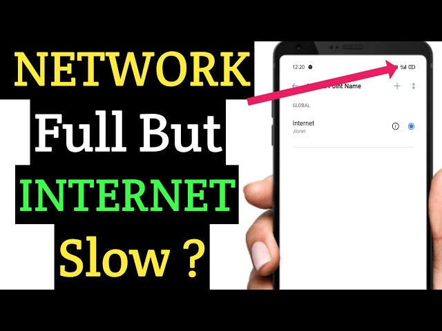 Mobile Network Full But Internet Slow | slow Internet problem and solution |