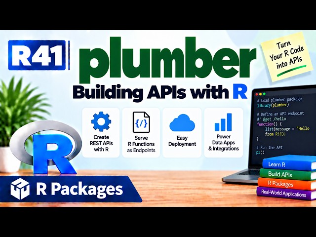 R41 | plumber — Building APIs with R | R Packages | Uplatz
