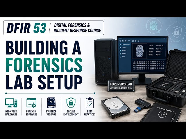 DFIR 53 | Building a Forensics Lab Setup | Uplatz