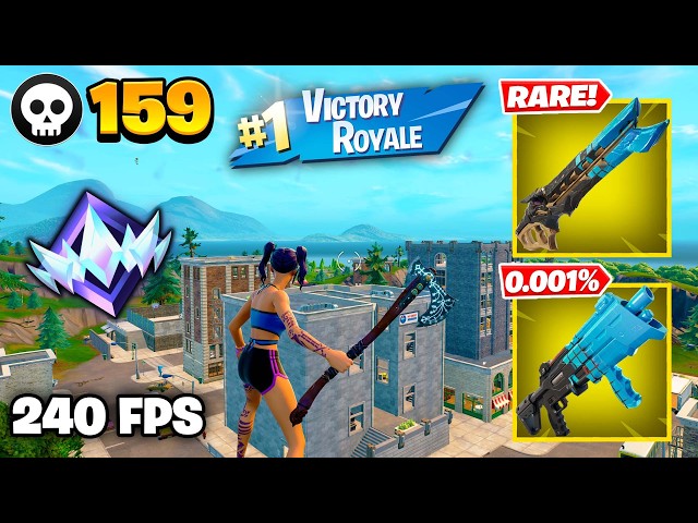 159 Elimination "RANKED RELOAD" Gameplay Wins (Fortnite Chapter 7 Keyboard & Mouse)