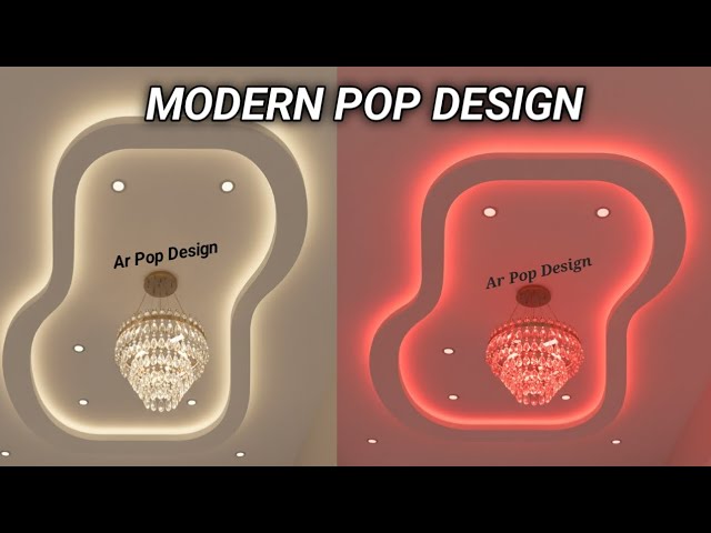 Modern POP Ceiling Design | New Trending Light Setup 2025” By Ar Pop Design