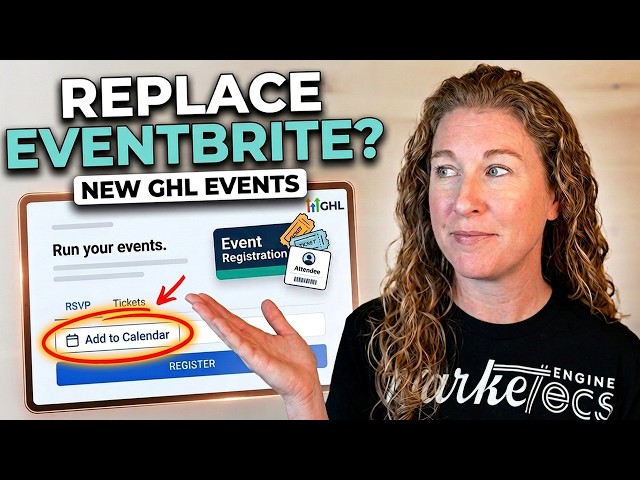 Build Your Next Event Inside HighLevel | Events Tutorial: RSVP, Tickets & Automations
