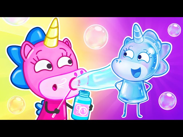 Mimi Blowing Bubbles | How to Make Bubbles | Teeny Mimi Lab 🦄