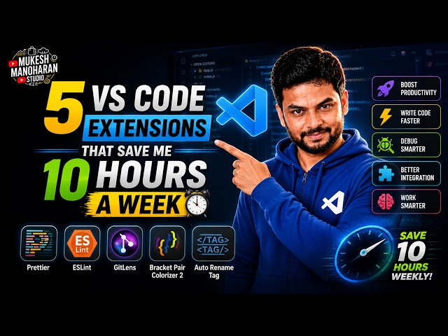 5 VS Code Extensions That Save Me 10 Hours a Week