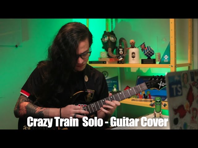 Crazy Train Solo - Ozzy Osbourne - Guitar Cover - Erick Wendel