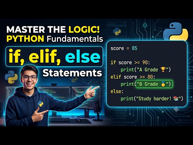 Fundamentals Of Python | If, Else, Elif | Beginner To Intermediate | BY:-Aman Kumar Aditya