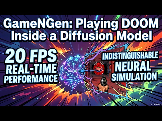 GameNGen: Playing DOOM Inside a Diffusion Model