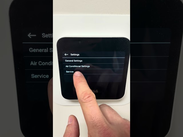 LG Thermostat : Lock Mode