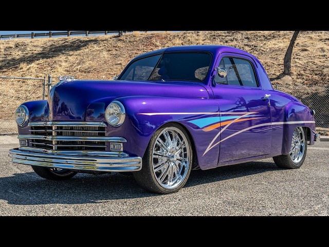1949 Plymouth Deluxe P18 Club Coupe Restomod 318ci V8 Walk-around Video