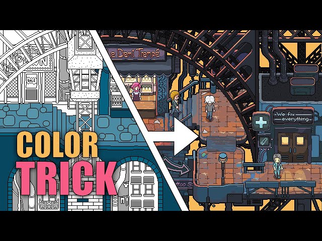 Using Color To Create Cinematic Pixel Art Scenes