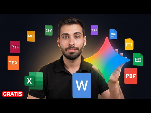 Big news at Gemini! Now create Excels, PDFs, presentations, documents... and for FREE!