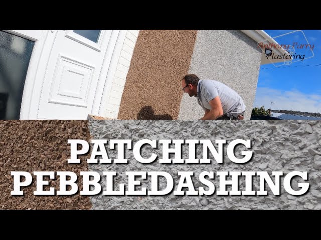Tips for patching pebbledash