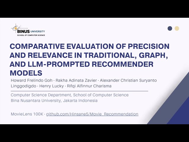Comparative Evaluation of Precision and Relevance in Traditional, Graph, and LLM-Prompted Models