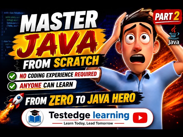Master Java from Scratch / Part 2 / Complete Java Course for Beginners (2026)