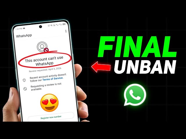 Ban Whatsapp New Solution 2026 ✅| This account can't use Whatsapp Problem New Solution 2026