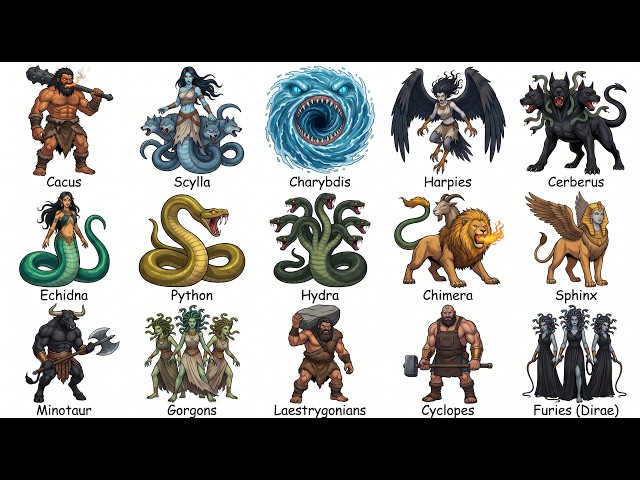 Every Roman Monster Explained in 16 Minutes