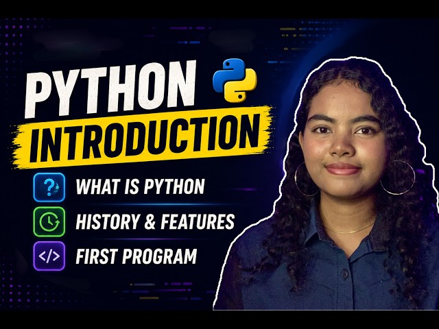 1. Introduction | Python Full Course for Beginners 🔥
