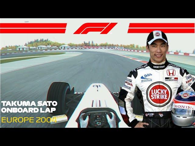 Takuma secured a front row position! | Takuma Sato Onboard | F1 European GP 2004 | #assettocorsa