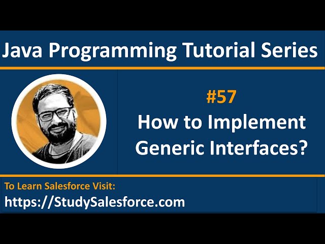 57 Java | How to implement generic interfaces in java | by Sanjay Gupta