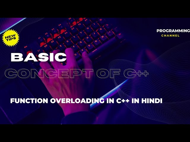 Function Overloading in C++|c++  tutorials for beginners(in hindi) #programming  #codingforbegginers