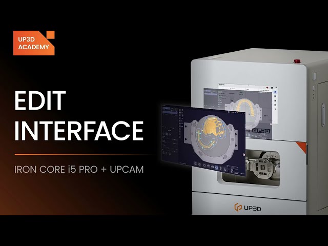 UP3D UPCAM Functions Edit Interface
