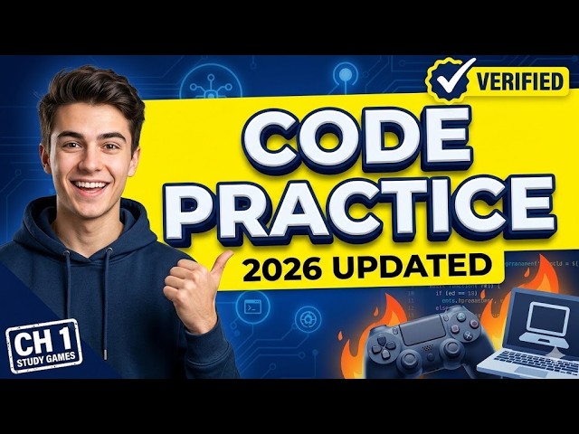 FREE Code Practice Ch 1 Study Games 2026 💻🔥 Learn Programming the Smart Way!