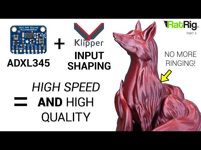 Klipper input shaping - A leap forward in high speed AND high quality 3D printing [Rat Rig part 4]