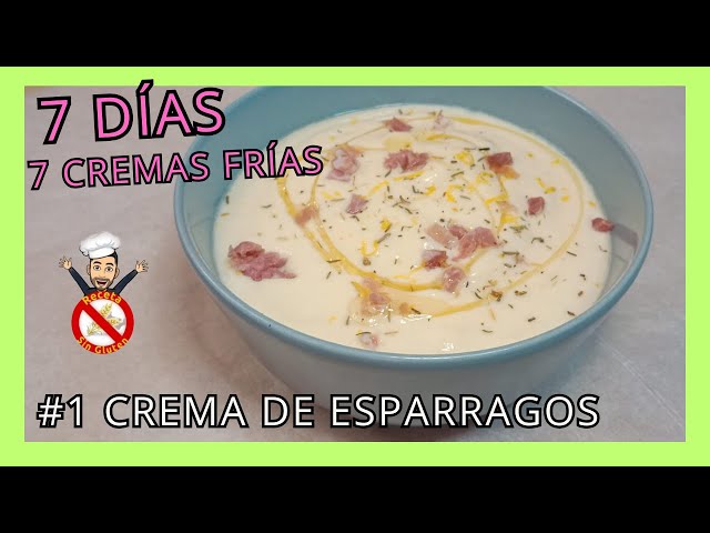 ✅¡Crema fría de espárragos en 5 minutos! ◀️