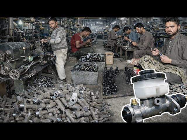Pakistani Workshop Skills – Amazing Car Brake Cylinder Manufacturing You’ve Never Seen Before