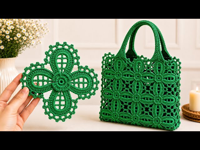 Easy Crochet Flower Motif Bag You'll Love to Make!