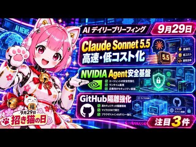 AIデイリーブリーフィング 9月29日
