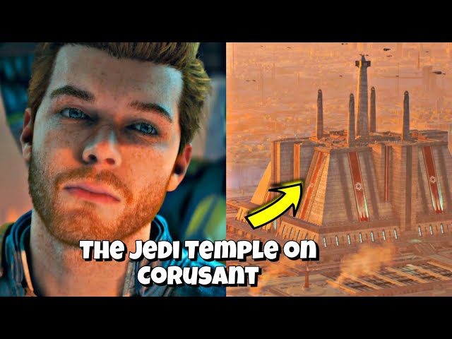 The way Cal looked when he saw the Jedi temple on Corsusant