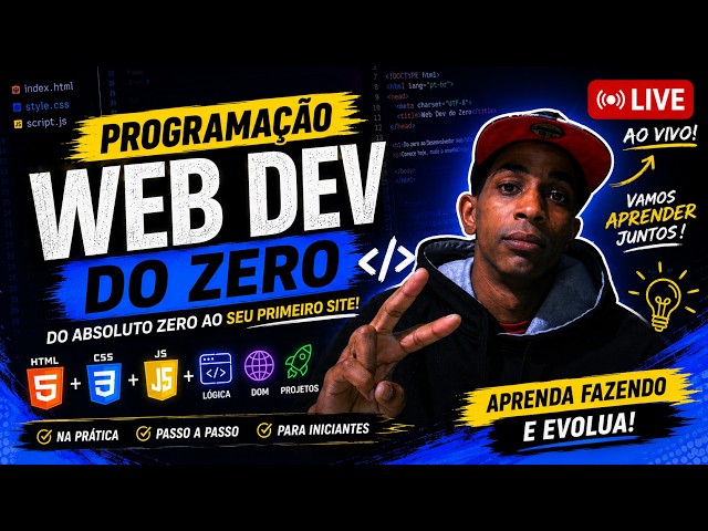 🌐 APRENDENDO HTML, CSS E JAVASCRIPT DO ZERO Dia 0