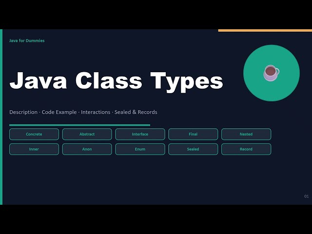 Java Class Types