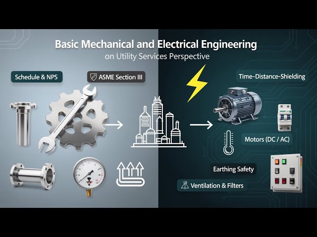 Basic Mechanical & Electrical Engineering | Utility Services Perspective Training Part E Level IV V