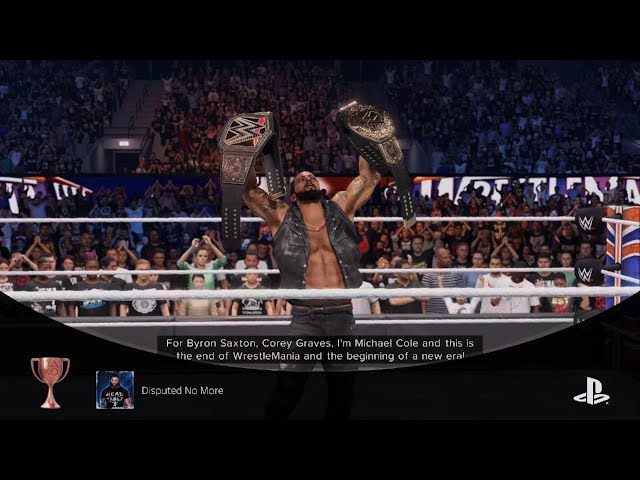 WWE 2K24 Disputed No More Undisputed  Complete Undisputed MyRISE story.
