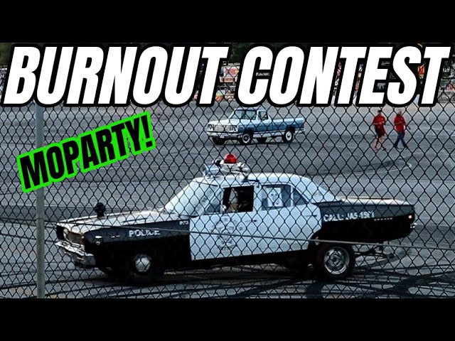 Epic! Burnout Contest At Moparty 2020 Live!