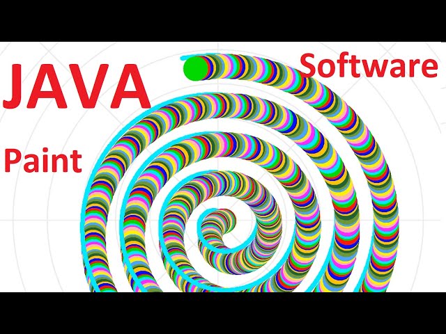 Java Animation and source code - Draw Circles, Ellipses, Spiral, Paint, JFrame, Geometry - Lesson 1