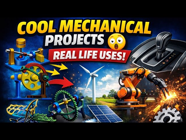 👉 “50 Cool Mechanical Engineering Projects That Are Used in Real Life 😲⚙️”