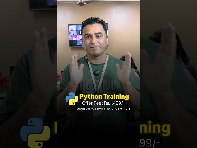 Python Training next Batch start from Bhadra 31 #codeit
