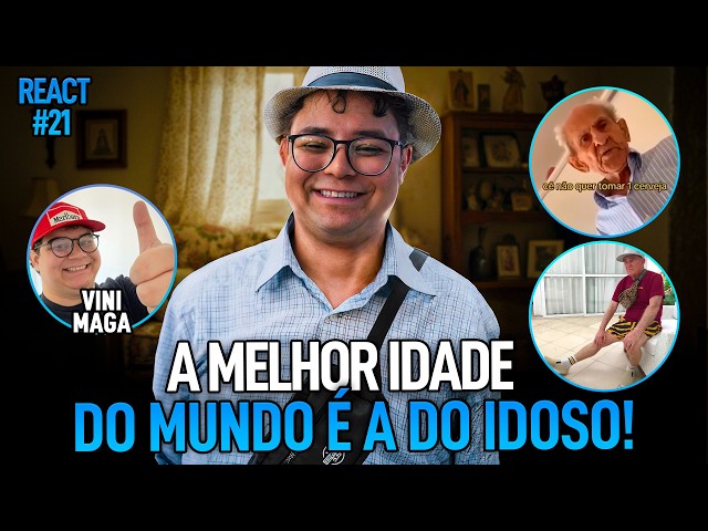 REACT #21 | VINI MAGA REAGE A VÍDEOS DE IDOSOS QUE VIRALIZARAM NA INTERNET | #ACHISMOS