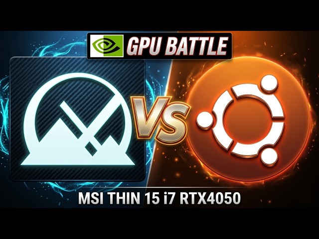 MX Linux vs Ubuntu – GPU Performance Results! (Intel & NVIDIA Benchmarks) MSI Thin 15 i7 RTX4050