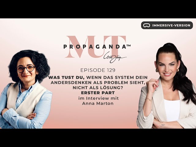 Was tust du, wenn das System dein Andersdenken als Problem sieht, nicht als Lösung? #vr Erster Part