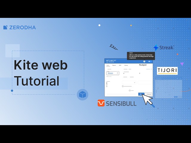 How to use Zerodha's Kite web trading platform: Complete tutorial