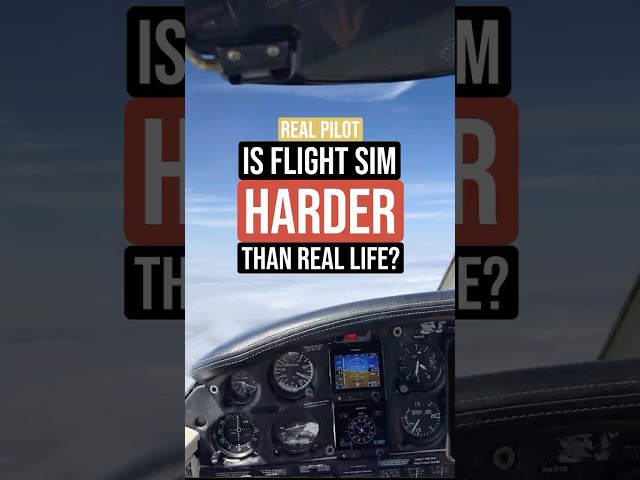 Flight Sim Harder Than Real Life?