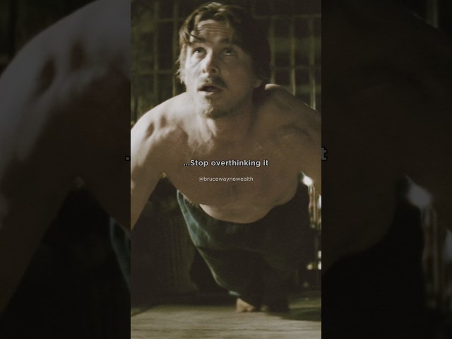 Stop overthinking it #brucewayne #batman #mindset #motivation #edit #shorts