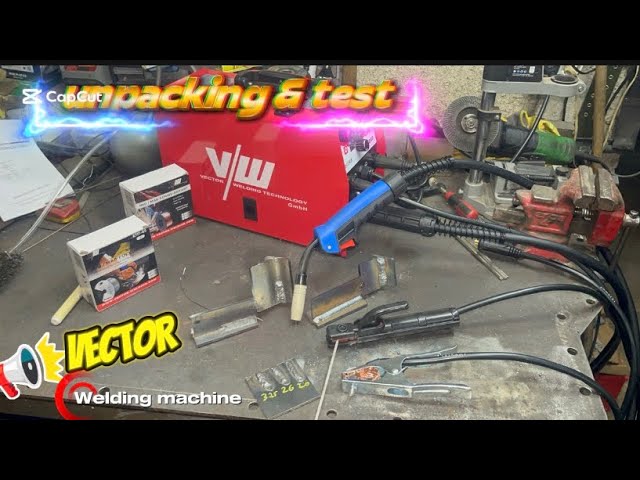 unboxing and test VECTOR MIG 200, Powerful  welding machine 