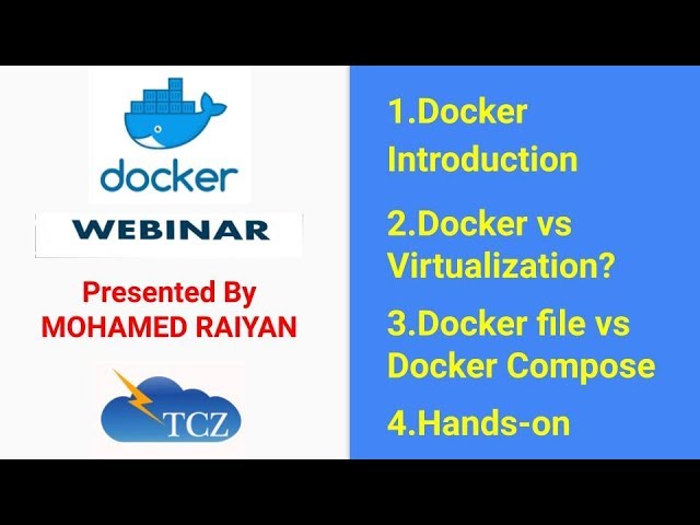 Docker file vs Docker  Compose - Live Webinar | 1hr  Docker explained