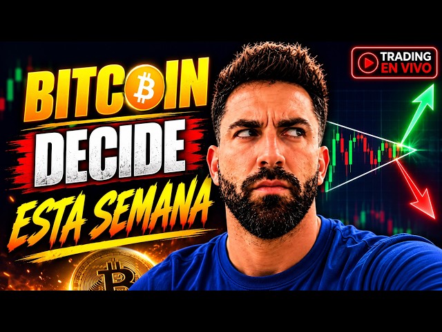 🚨CUIDADO! BITCOIN DECIDE ESTA SEMANA SU PRÓXIMO GRAN MOVIMIENTO. Trading en VIVO DE BTC Y CRIPTO🟢